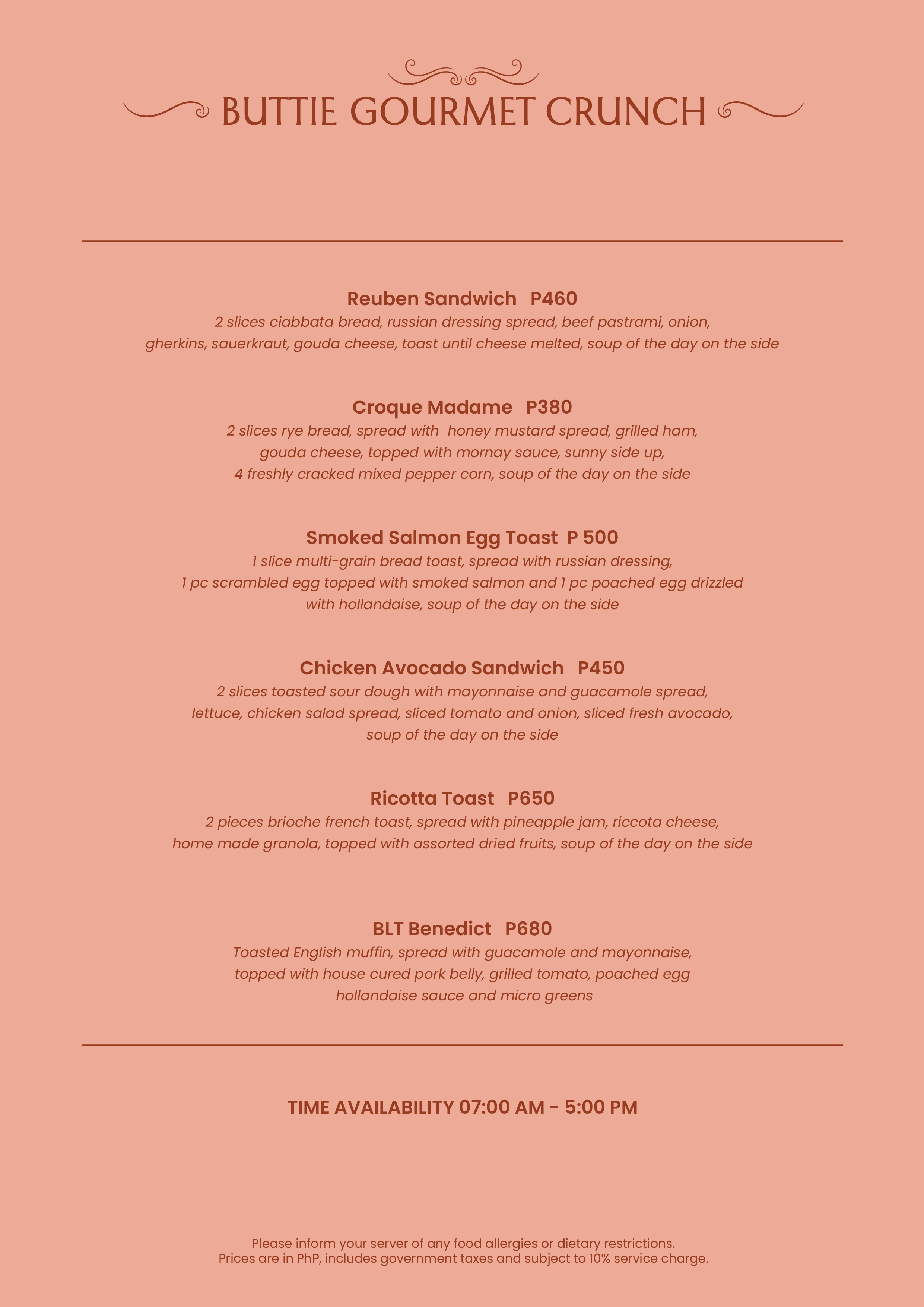 Chameleon Food Menu 02