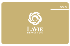 Gold Lavie rewards card