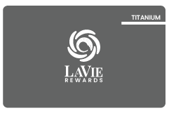 Titanium Lavie rewards card