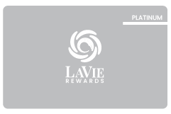 Platinum Lavie rewards card